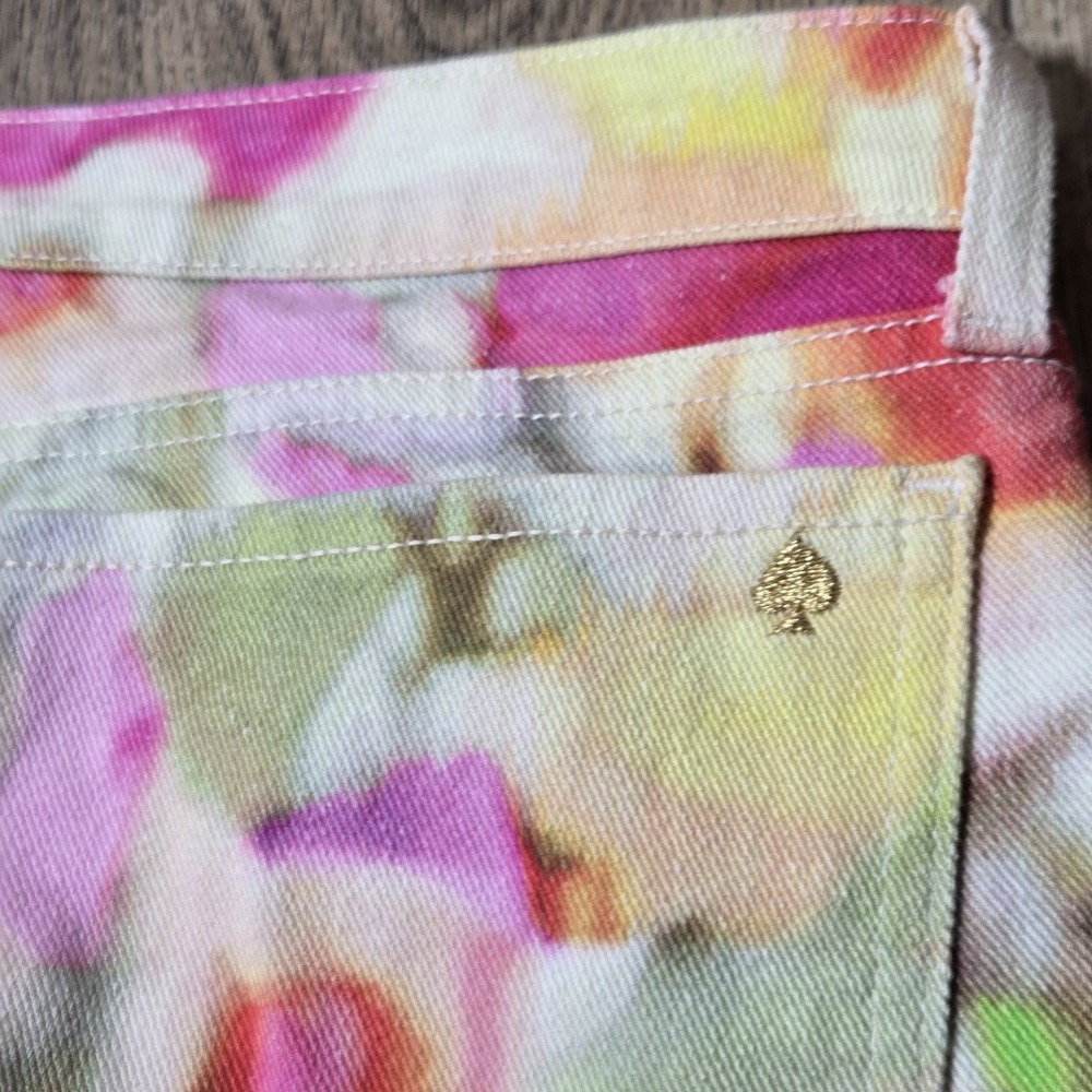 KATE SPADE New York Broome Street Colorful Abstract Skinny Stretch Jean SZ 34x24 - Picture 9 of 9